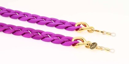  Silk Brillenkette Neon purple